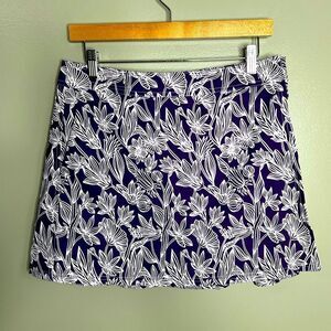 Rip Skirt purple floral mini wrap medium travel island vacation beach sporty